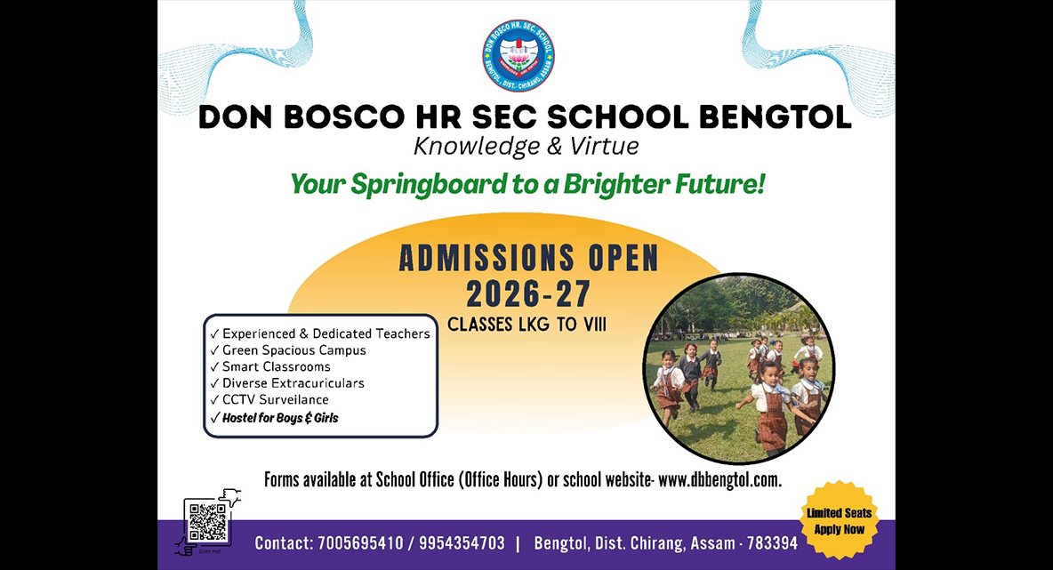 New Admissions notice